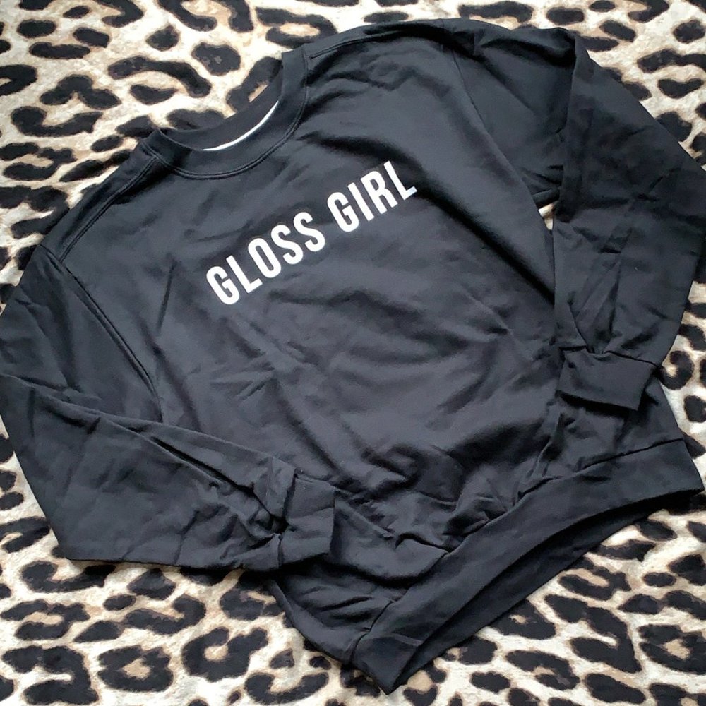 Gloss Girl crew neck sweatshirt